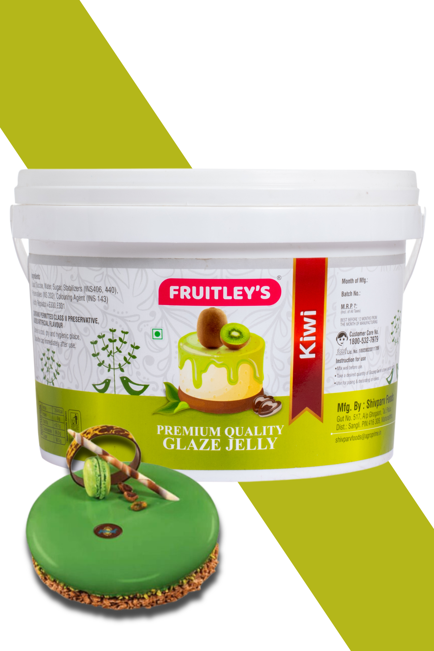 Kiwi glazing jelly