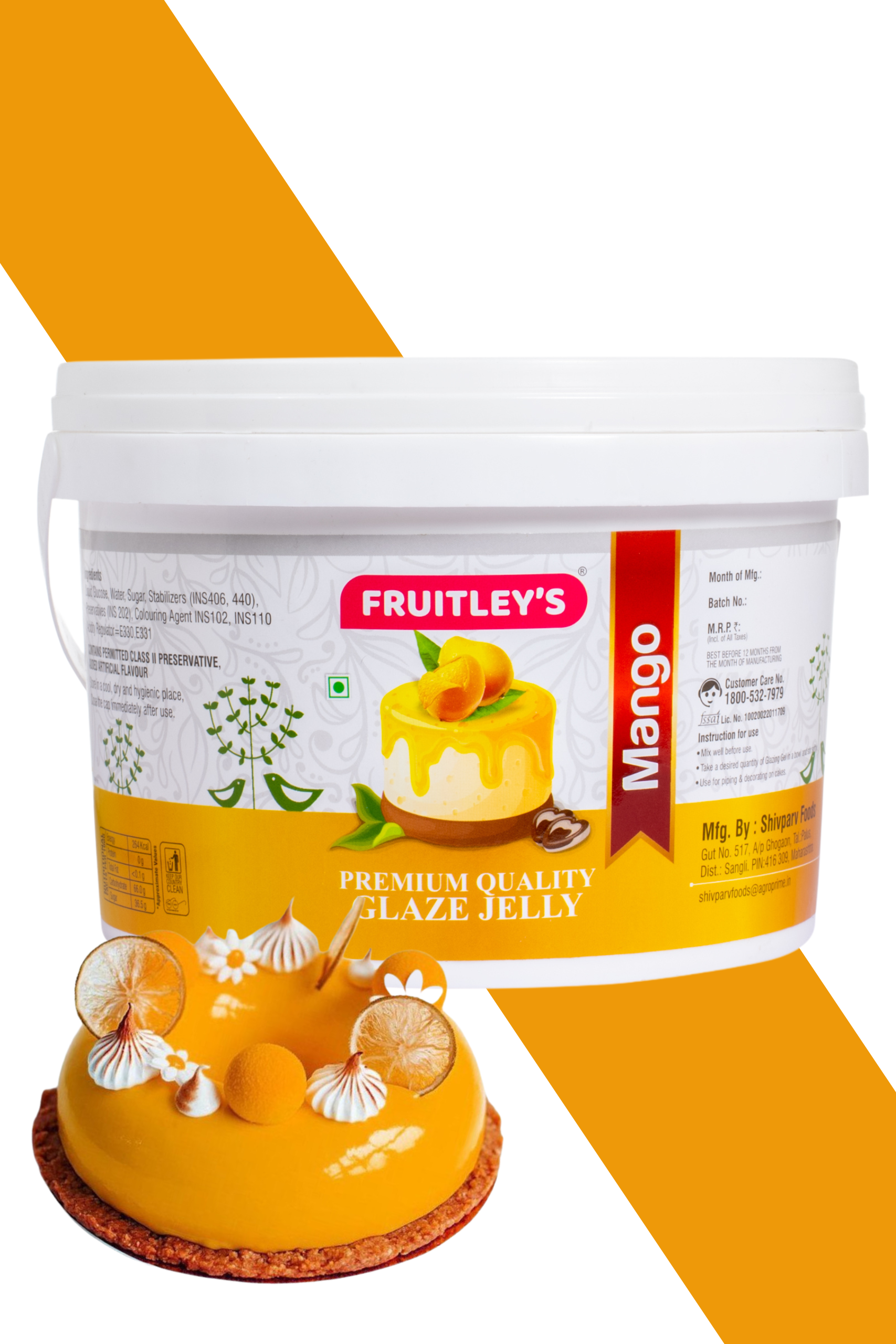 Mango glazing jelly